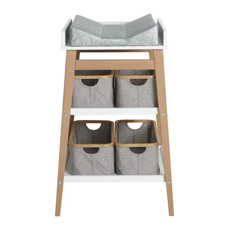 Table a Langer Hip Blanc Naturel, hip quax blanc/bois 63x74x98h — vue 4 sur 4
