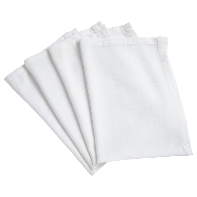 Lot de 4 Langes Bio, blanc babycalin blanc 50 x70 cm 2022 — vue 2 sur 2