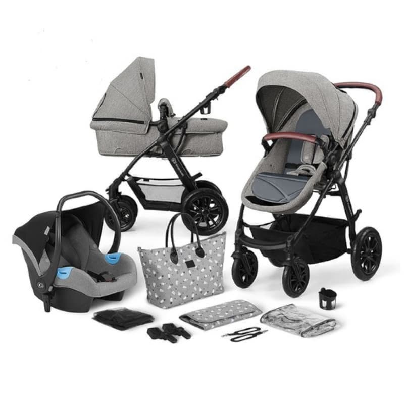 Poussette 3 en 1 Xmoov Gris, kinderkraft
