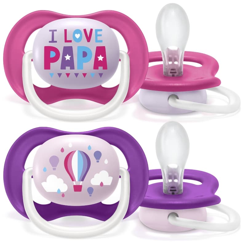 Scf080/04 Sucettes Air 6-18 Girl Love, philips avent 5 x 10,8 x 12,6 — vue 4 sur 7