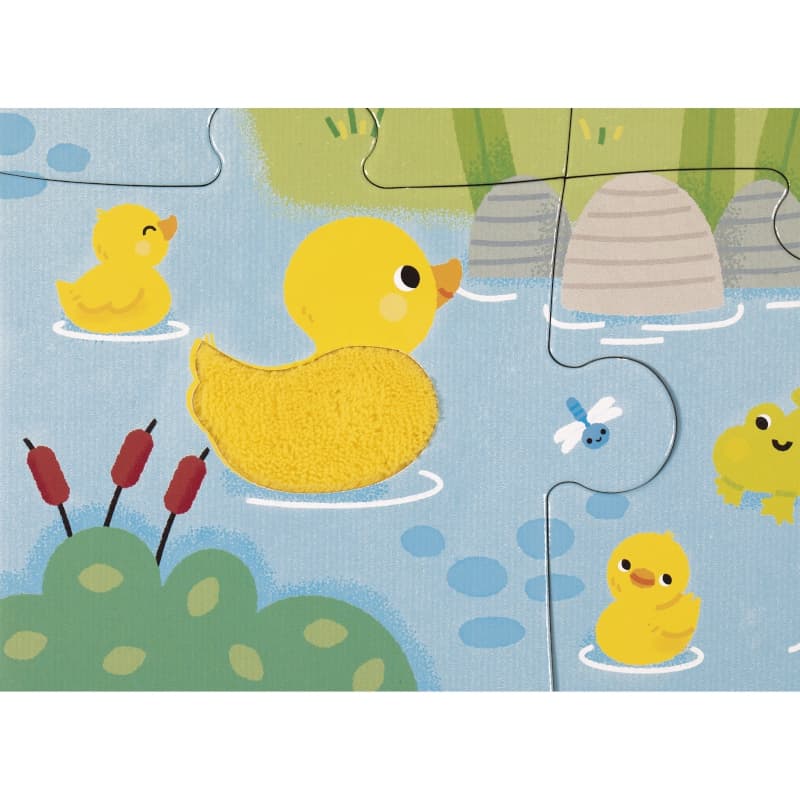 Puzzle Tactile Ferme, janod — vue 4 sur 6