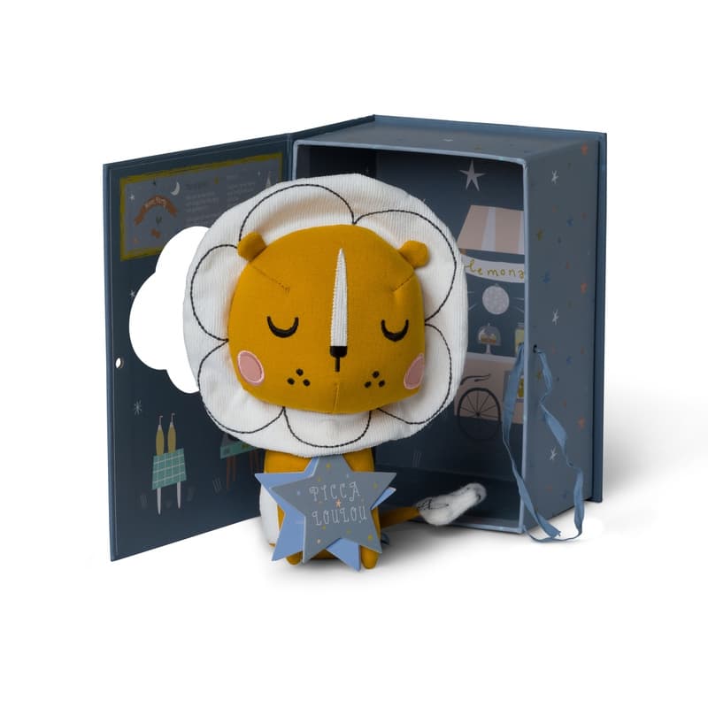 Lion 18 Cm Dans Boite Cadeau, multicolore per — vue 4 sur 5