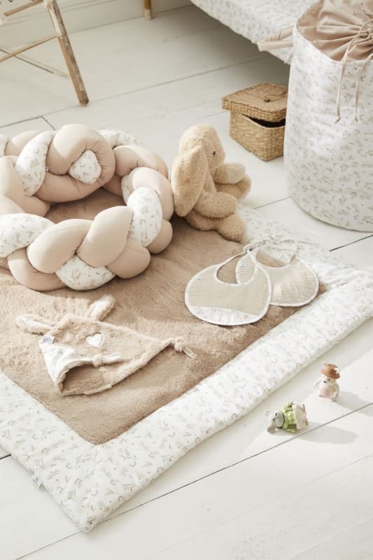 Doudou Lapin Fausse Fourrure, feuilles daydream bb&co 03-24 — vue 4 sur 4