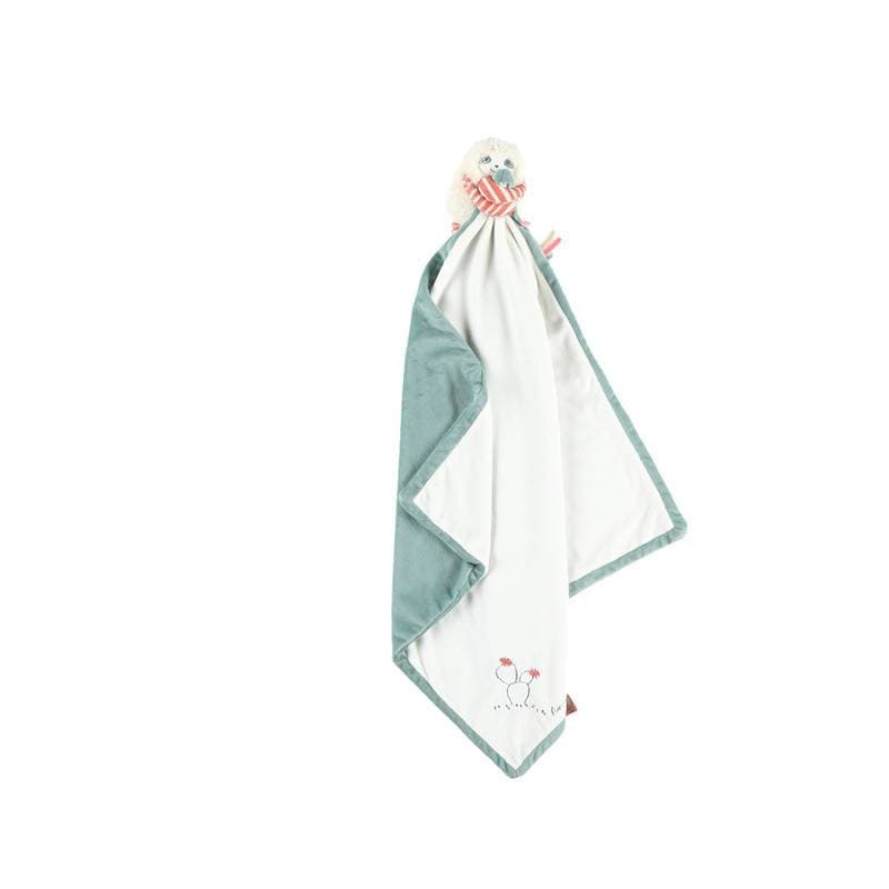 Ma Premiere Couverture en Veloudoux® Moris Sacha, vert permanent — vue 3 sur 3