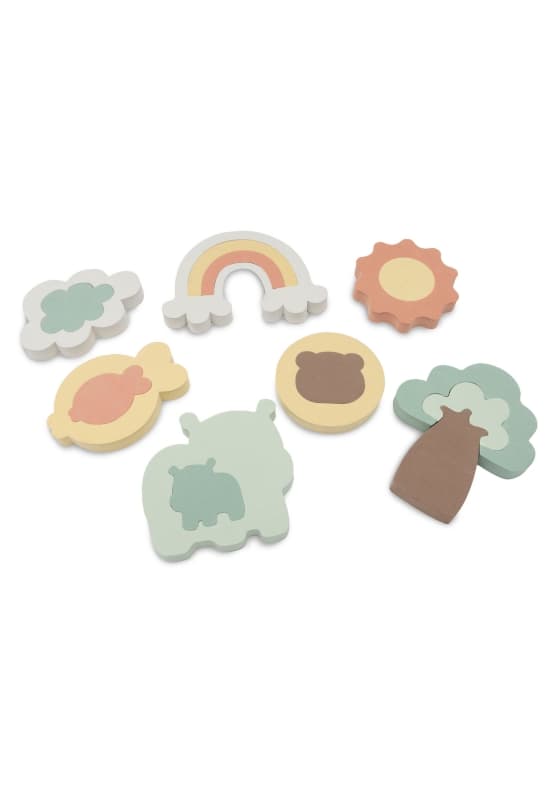 Puzzle de Bain, multicolore kangaroots jollein — vue 1 sur 4