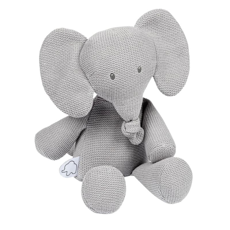 Peluche Tricot Gris Tembo, tembo nattou gris 32cm per — vue 3 sur 3