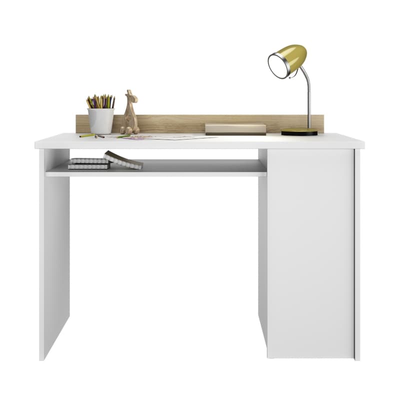 Lit Compact 70 X 140 Evolutif, celeste galipette blanc et chataignier naturel — vue 3 sur 5