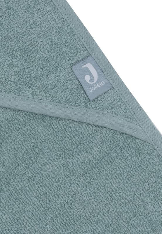 Cape Bain Eponge, sea green 75x75cm basics jollein 24/09 — vue 5 sur 5