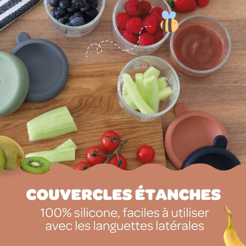 Set 6 Portions Verre, 250ml beaba 26/05 — vue 4 sur 7