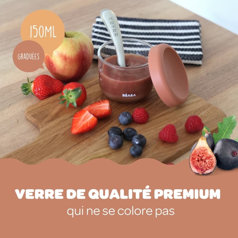 Portion Verre, terracotta 150ml beaba — vue 5 sur 5