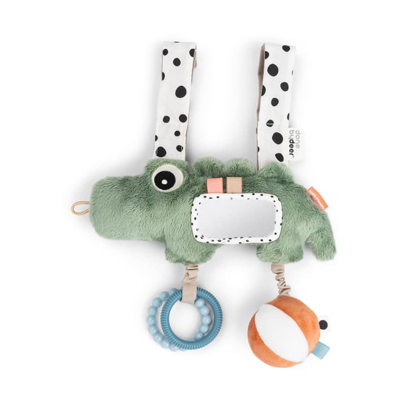 Jouet d'Eveil a Suspendre, vert croco done by deer 24/12 — vue 1 sur 5