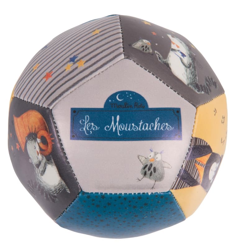 Ballon Souple 10 Cm les Moustaches (emb/6), les moustaches 2021 — vue 1 sur 3