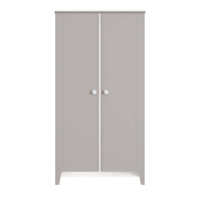 Armoire 2 Portes, gris moon galipette guimauve 43252 — vue 2 sur 2