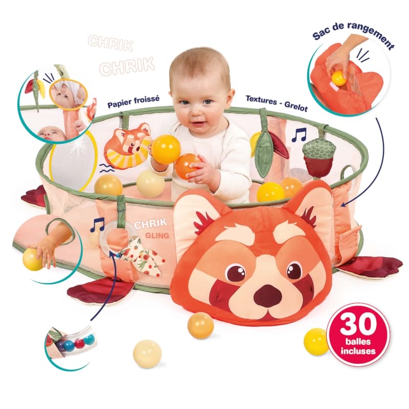 Tapis & Aire de Jeu Panda Roux, multicolore ludi 25/07 — vue 7 sur 9