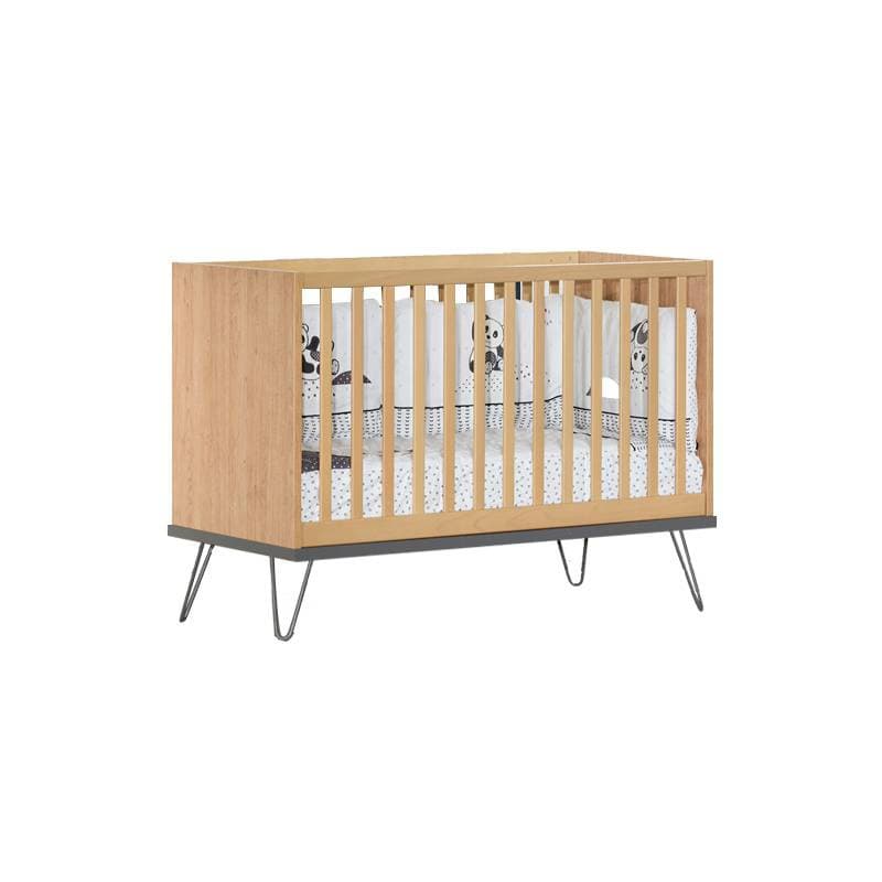 Little Big Bed 140x70 Ambra, ambra sauthon selection chene london / gris ombre — vue 1 sur 2