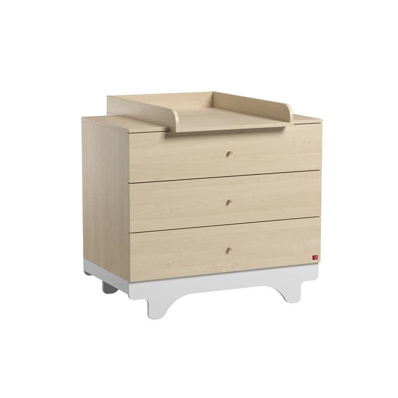 Commode Playwood Bois Blanc, 92,5x52,5x86 bois/blanc playwood — vue 1 sur 2
