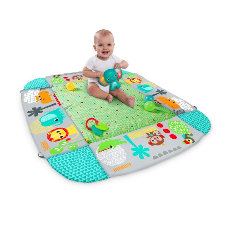 Tapis d'Eveil 5-en-1 a Balles Classique, bright starts multicolore — vue 4 sur 4