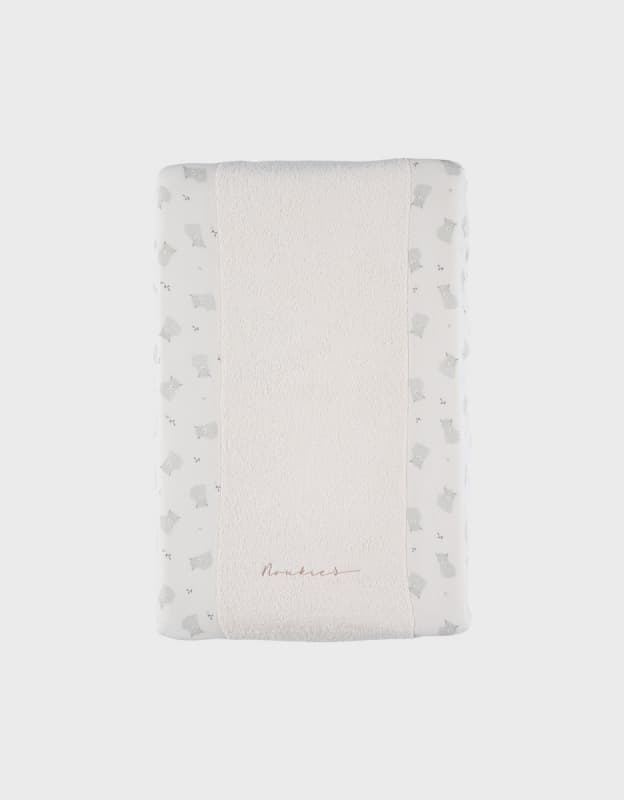 Housse de Matelas a Langer + Gaze de Coton Bio, fluffy, orso & lily noukie's — vue 1 sur 5