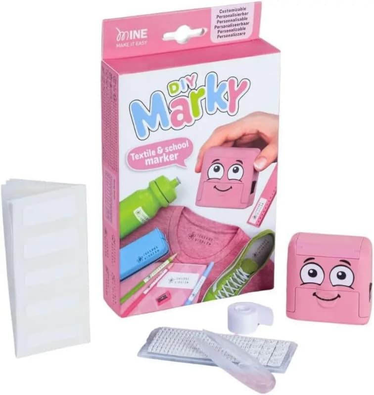 Set Tampon Textile Diy, rose