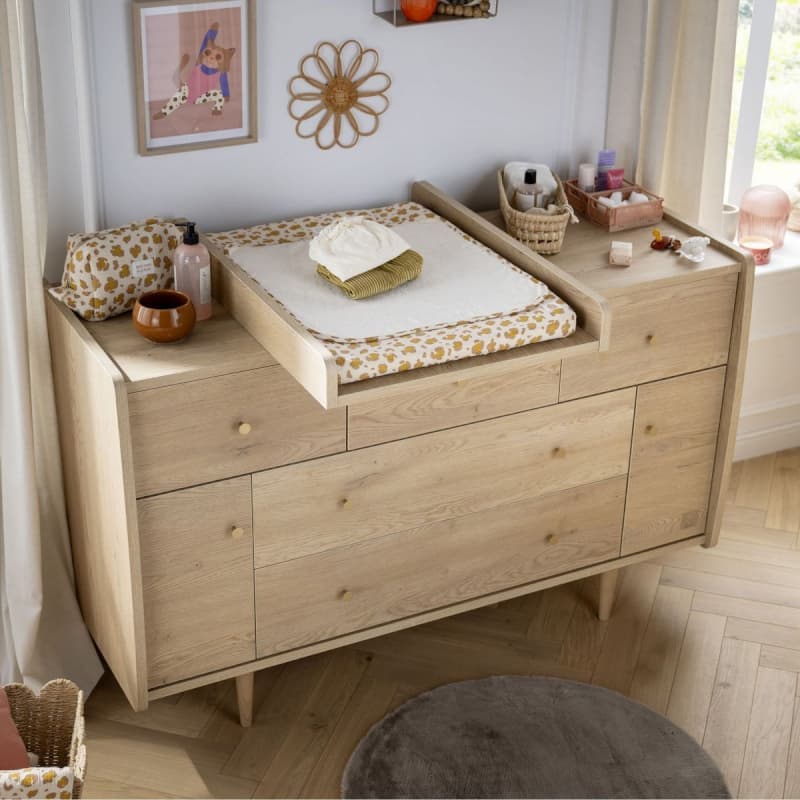 Dispositif a Langer pour Commode Lv165, chene vintage my love sauthon — vue 2 sur 5