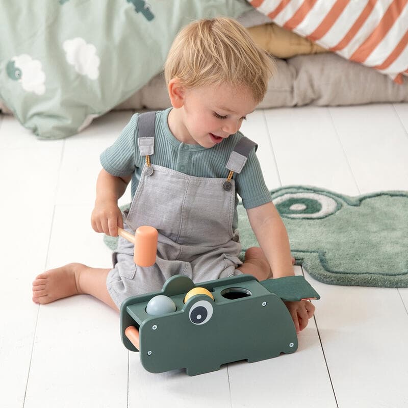 Jeu Marteau Croco, vert done by deer news feb 2023 — vue 3 sur 4