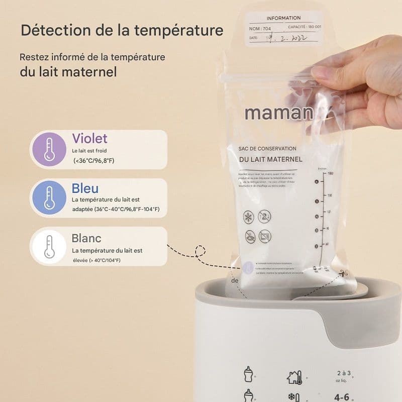 Sachet de Conservation Lait X50, momcozy — vue 2 sur 2