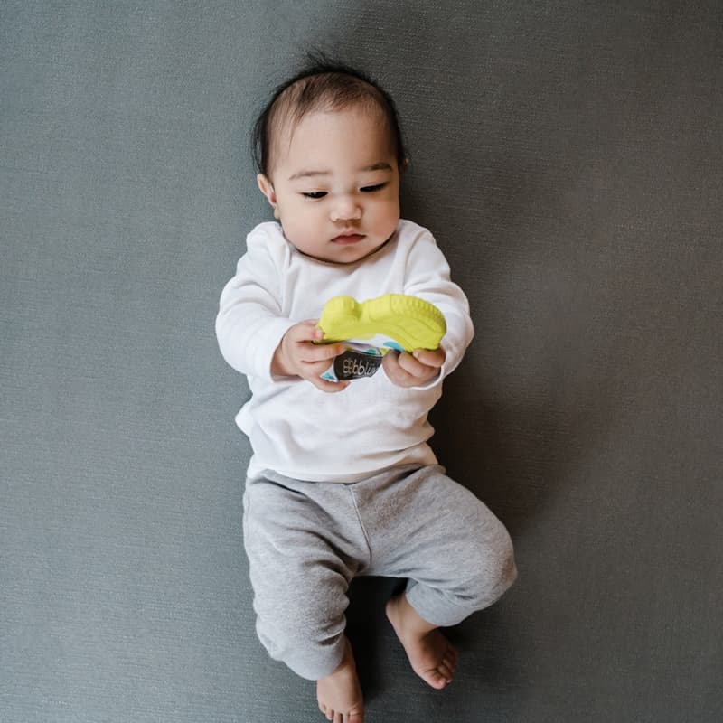 Gluv Mitaine de Dentition pour Bebe Lime, bblüv lime — vue 7 sur 8