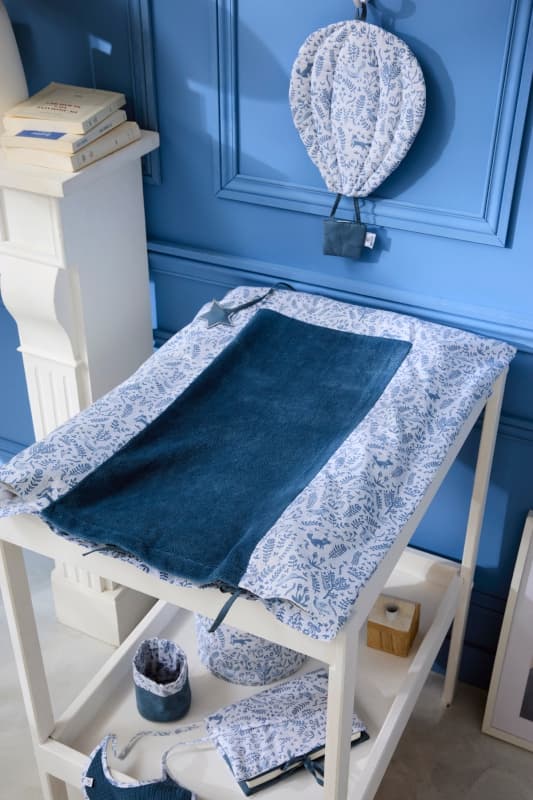 Protege Carnet de Sante, blanc bleu foret enchantee bb&co per — vue 4 sur 4