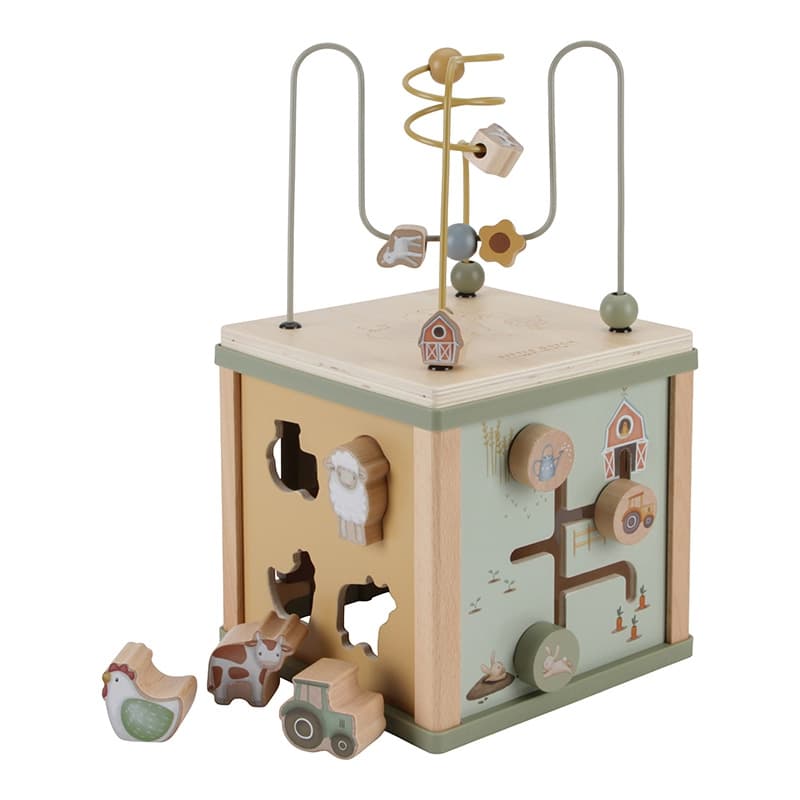 Cube Activites en Bois Fsc, 18m+ little farm little dutch 05-24 — vue 1 sur 5