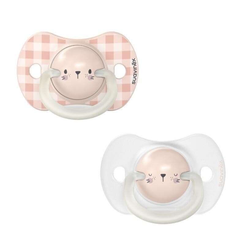 Sucettes X2 Night&day 0-6m Rose — vue 1 sur 4