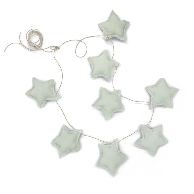 Banderole Stars, sage powder ah23