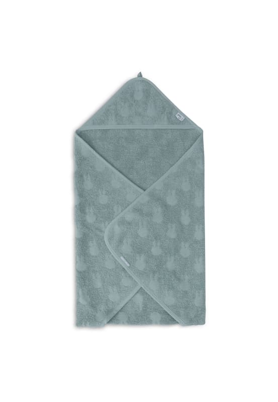 Cape de Bain Eponge Jaquard, sea green 75x75cm miffy jollein h-24 — vue 3 sur 5