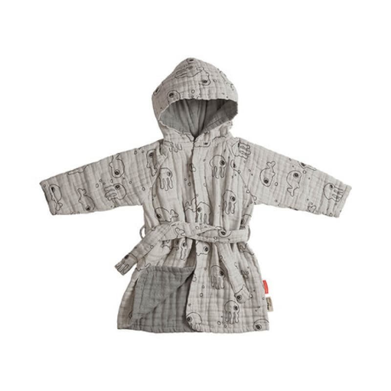 Peignoir 1-2 Ans Sea Friends Gris, seafriends gris
