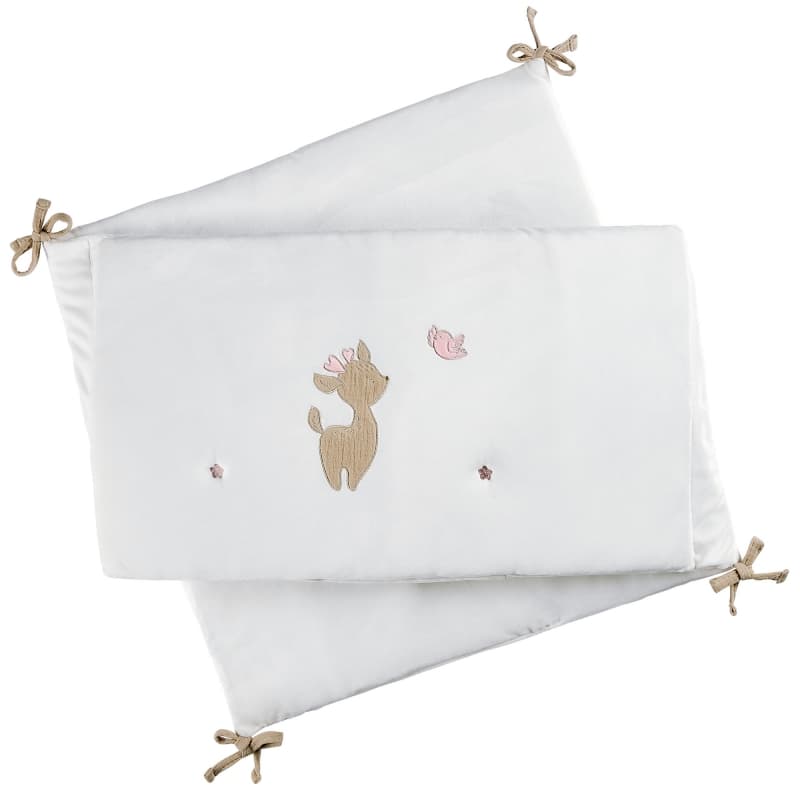 Tour de Lit Velours, blanc 180cm fanfan nattou 25/07 — vue 2 sur 5
