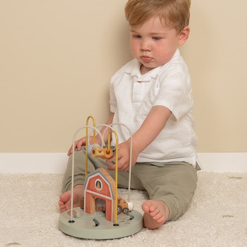 Boulier Spirale en Bois Fsc, 12m+ little farm little dutch 05-24 — vue 3 sur 4