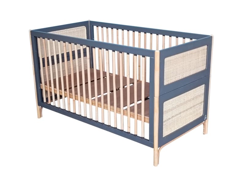 Oceania Lit/bed Cannes de Rotin 70 X 140 H86 Silex — vue 4 sur 5