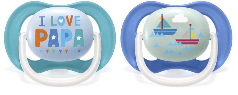 Scf080/03 Sucettes Air 6-18 Boy Love, philips avent 5 x 10,8 x 12,6 — vue 3 sur 7