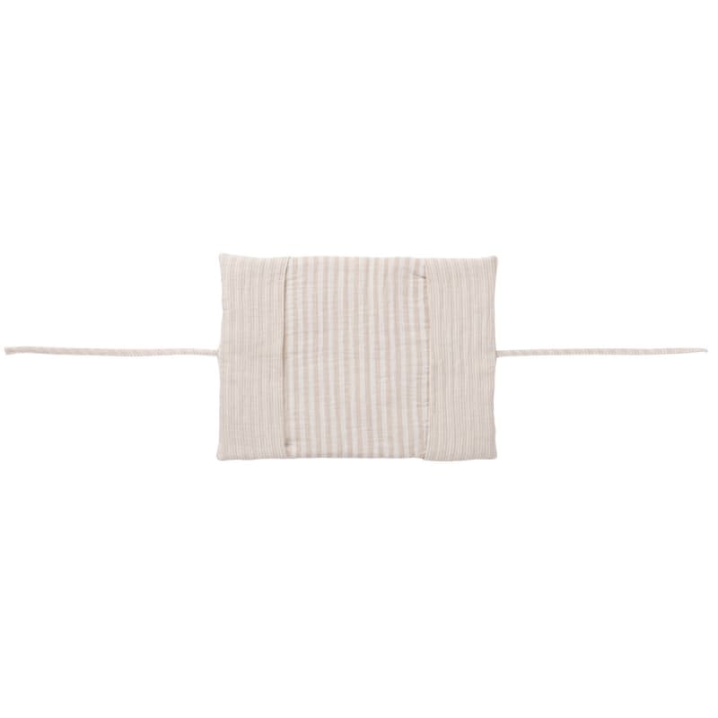 Protege Carnet de Sante, ecru galet soft stripes bb&co per — vue 2 sur 4