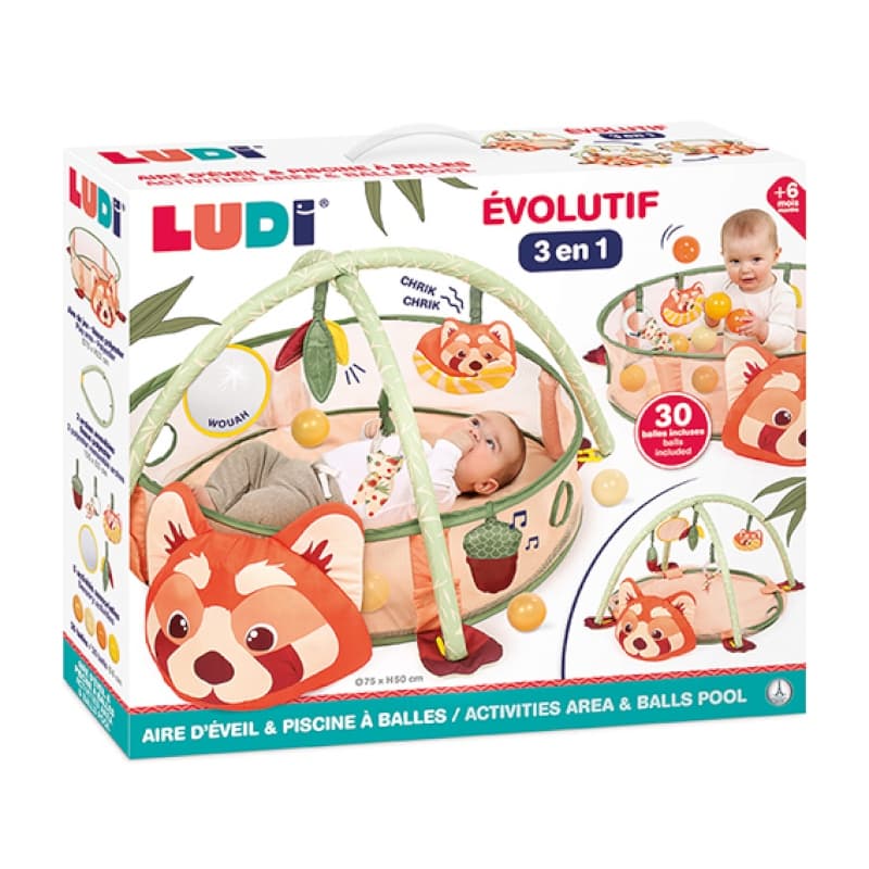 Tapis & Aire de Jeu Panda Roux, multicolore ludi 25/07 — vue 6 sur 9