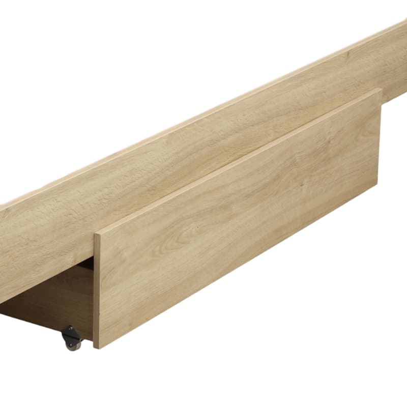 Tiroir sur Roulettes pour Lit Transformable, chene sepia arche sauthon