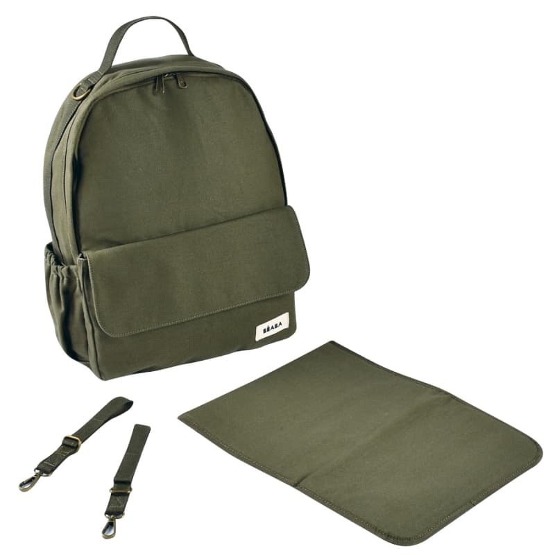 Sac a Dos a Langer Tokyo, kaki beaba — vue 4 sur 6