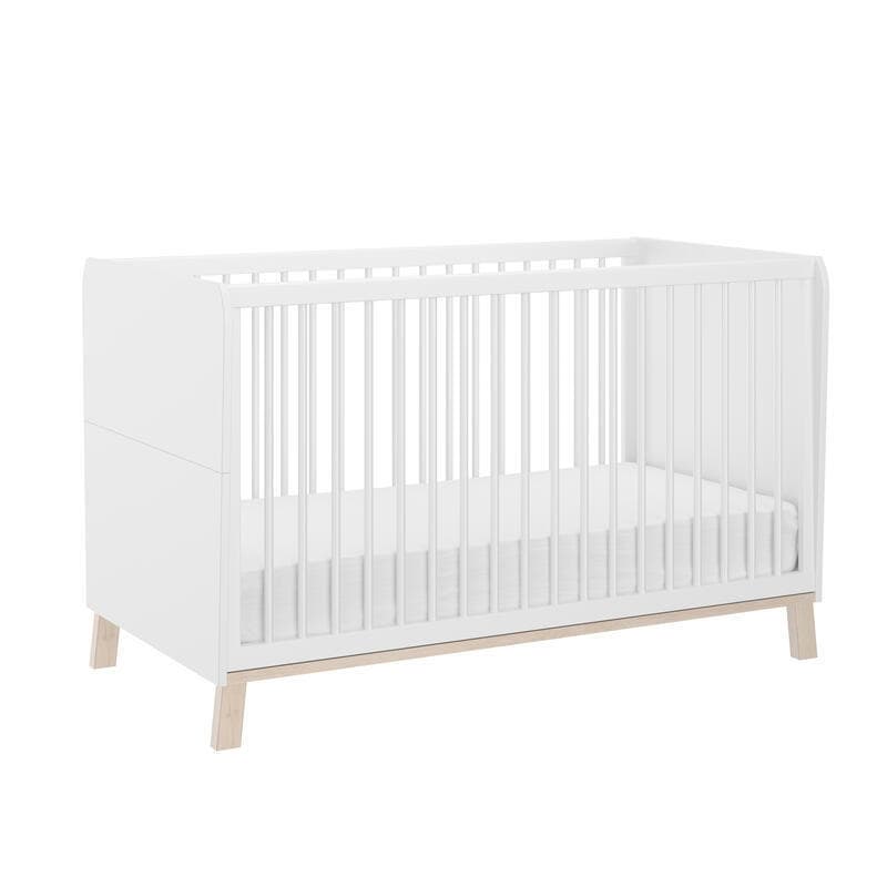 Lit Bebe 70x140, aaron galipette blanc 79 — vue 3 sur 4