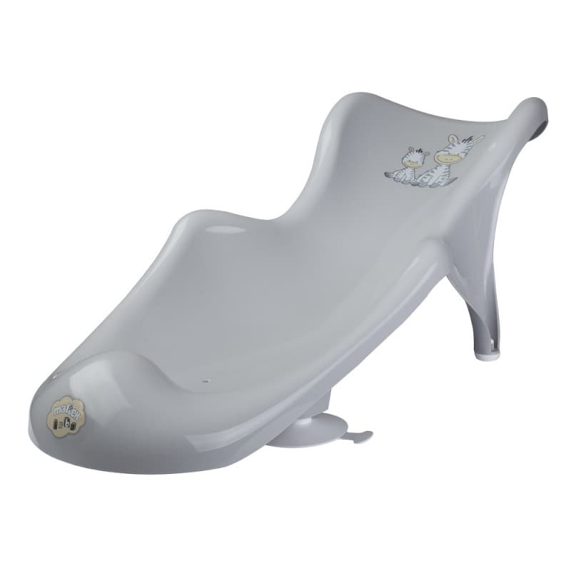 Transat de Bain Gris Zebre, maltex gris