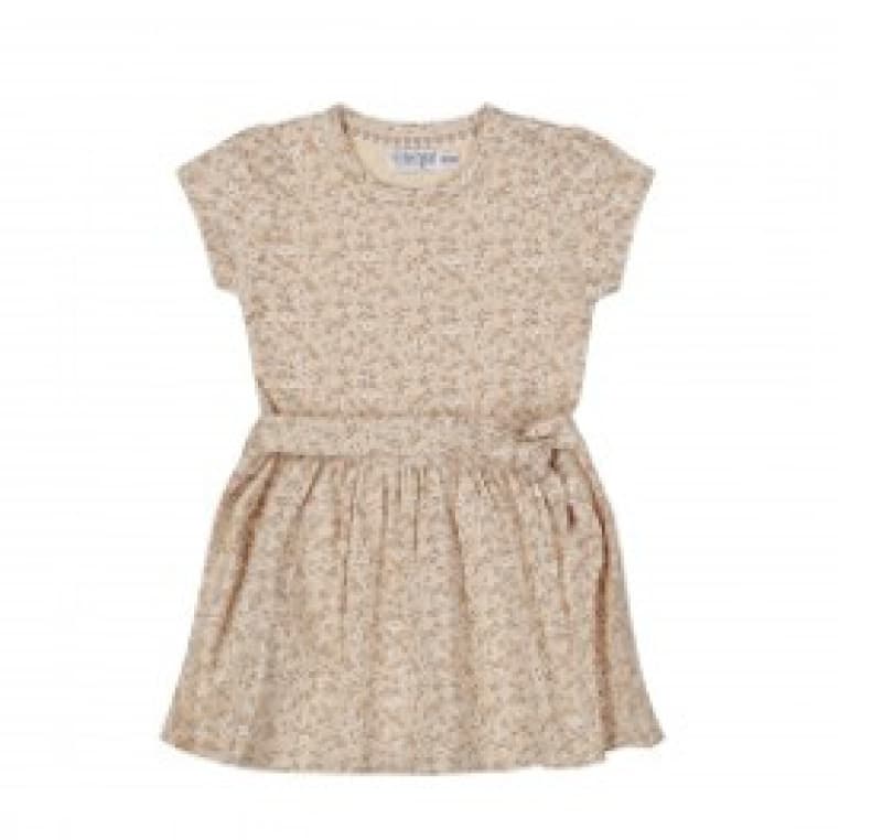 Robe Fleuri Beige 18m