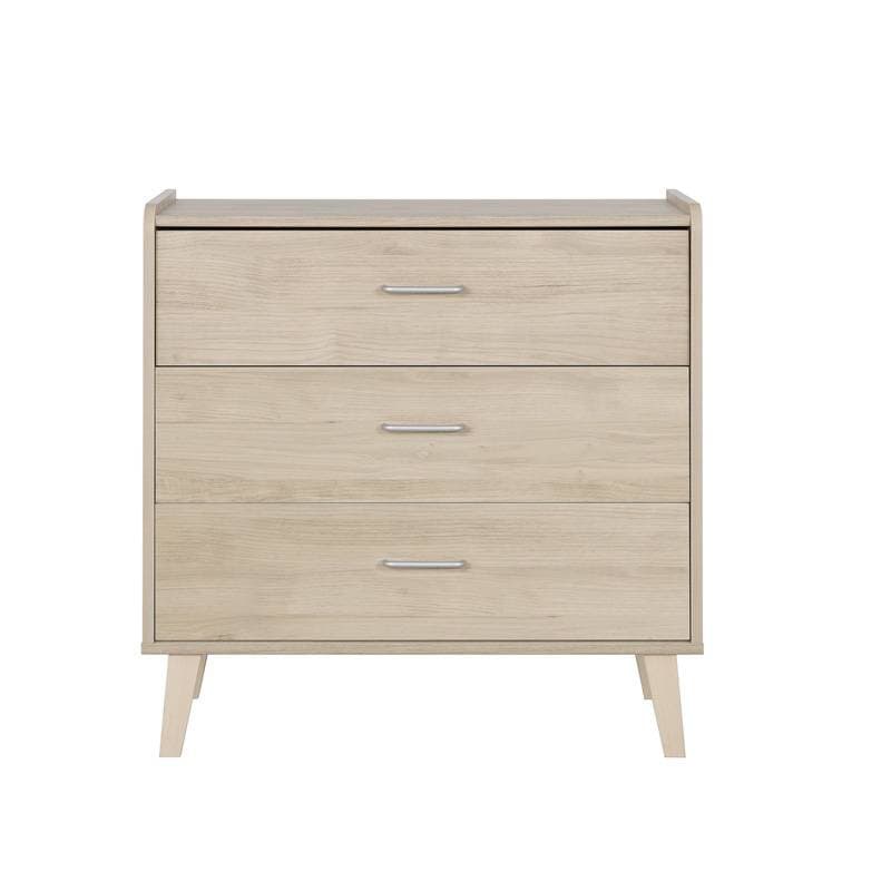 Zelie Commode 3 Tiroirs, zelie bois galipette chataignier naturel — vue 2 sur 2