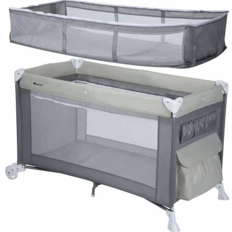 Lit Parapluie Full Dreams Warm Grey, bebeconfort — vue 2 sur 3