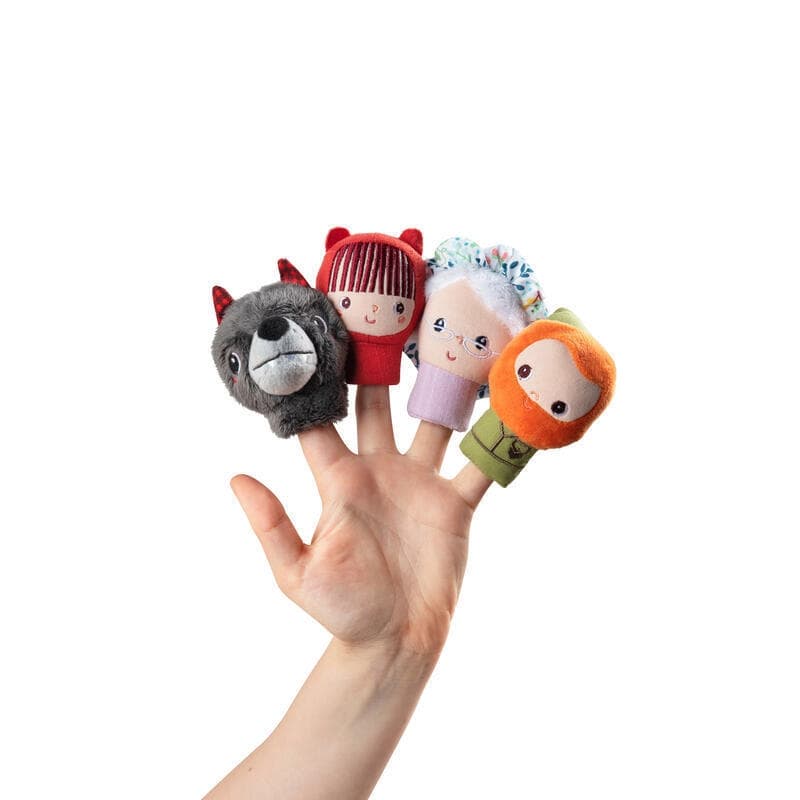 Chaperon Rouge Marionnettes a Doigts, j'explore lilliputiens multicolore 6 x 7 x 9 collection 2022 a/h