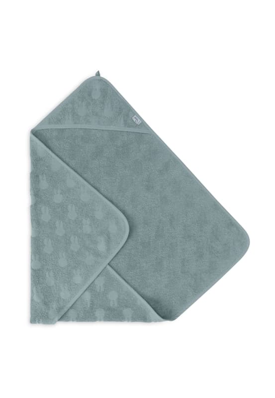 Cape de Bain Eponge Jaquard, sea green 75x75cm miffy jollein h-24 — vue 2 sur 5