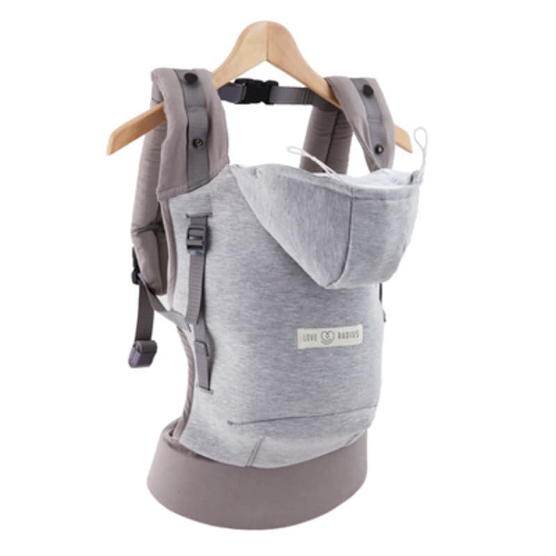 Pack Evolution 0-36m+ Hoodiecarrier, love radius gris athlétique