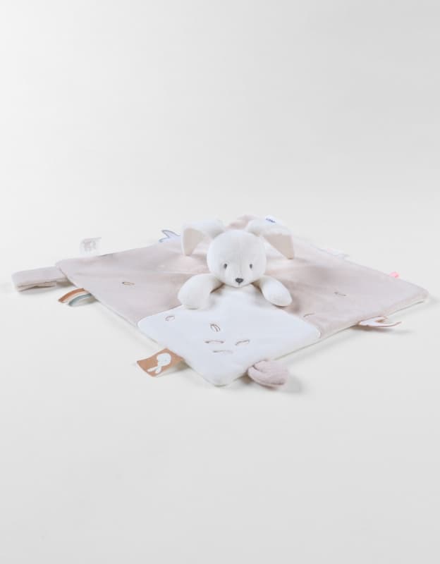 B&m Doudou - Snow, ecru bali, moka & snow noukie's permanent — vue 3 sur 3